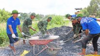 Long An: Sôi nổi Chiến dịch thanh niên tình nguyện hè 2016