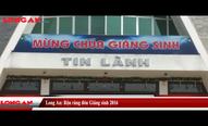 Long An rộn ràng đón Giáng Sinh