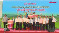 Giải Long An Marathon 2022 - về Đồng Tháp Mười diễn ra thành công tốt đẹp