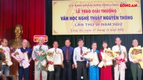 18 tác giả, 20 tác phẩm đoạt Giải thưởng Văn học nghệ thuật Nguyễn Thông lần thứ VI năm 2022