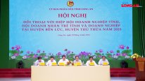 Lãnh đạo UBND tỉnh Long An đối thoại với hội viên nông dân năm 2023