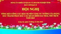 Tăng cường bảo vệ nền tảng tư tưởng của Đảng, đấu tranh phản bác các quan điểm sai trái, thù địch trong tình hình mới