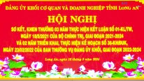 Khen thưởng 10 tập thể, 30 cá nhân có thành tích trong “Học tập và làm theo tư tưởng, đạo đức, phong cách Hồ Chí Minh”, giai đoạn 2021 - 2024