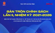 Bàn tròn chính sách lần 2, nhiệm kỳ 2021-2026