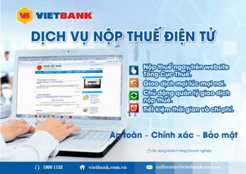 Nộp thuế điện tử tại Vietbank