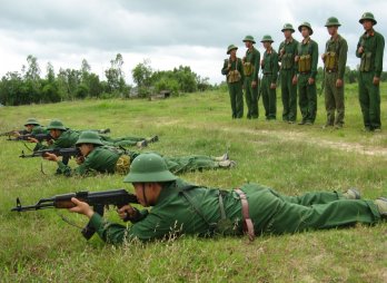 Biên giới vào mùa luyện quân