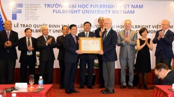 Trao quyết định thành lập ĐH Fulbright Việt Nam