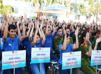 Long An: Hơn 8.000 chiến sĩ tham gia Chiến dịch thanh niên tình nguyện hè 2016