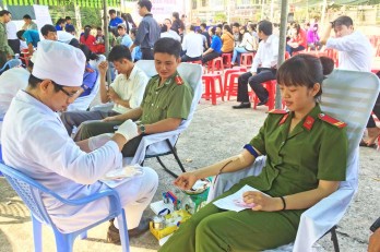 Tuổi trẻ Công an tỉnh Long An xung kích, đi đầu làm theo gương Bác