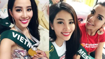 Nam Em đoạt huy chương bạc tài năng tại Miss Earth 2016