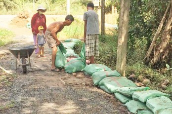 Bến Lức tích cực phòng chống tràn ngập do triều cường