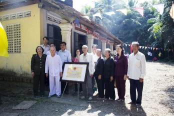 Nhà ông Nguyễn Văn Huệ - cơ sở hoạt động cách mạng xã Mỹ An Phú được công nhận di tích lịch sử cấp tỉnh