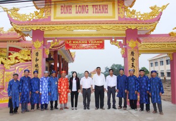 Cần Đước khánh thành đình Long Thanh