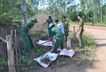 Đồn Biên phòng Sông Trăng thực hiện tốt công tác vận động quần chúng