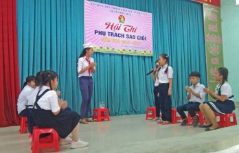 Đức Huệ: 9 đơn vị dự thi Phụ trách Sao giỏi năm học 2016-2017