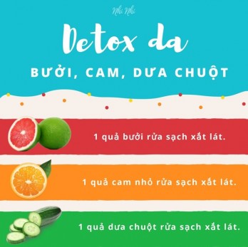 Bốn thức uống detox giúp làn da vẫn tươi trong những ngày nắng nóng