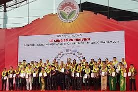 Long An có 3 sản phẩm công nghiệp nông thôn tiêu biểu cấp quốc gia năm 2017