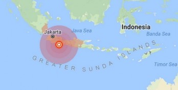 Strong earthquake shakes Indonesia