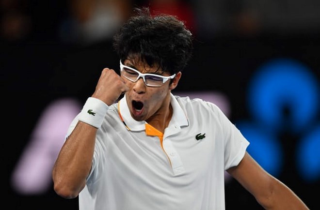 Chung Hyeon tạo nên cú sốc. (Nguồn: AFP/Getty Images)