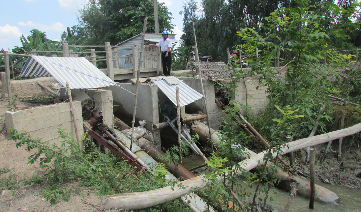 Many pumping stations met with difficulties in electricity