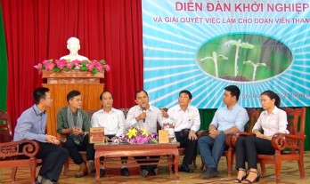 Tân Thạnh: Diễn đàn khởi nghiệp và giải quyết việc làm cho đoàn viên, thanh niên năm 2018