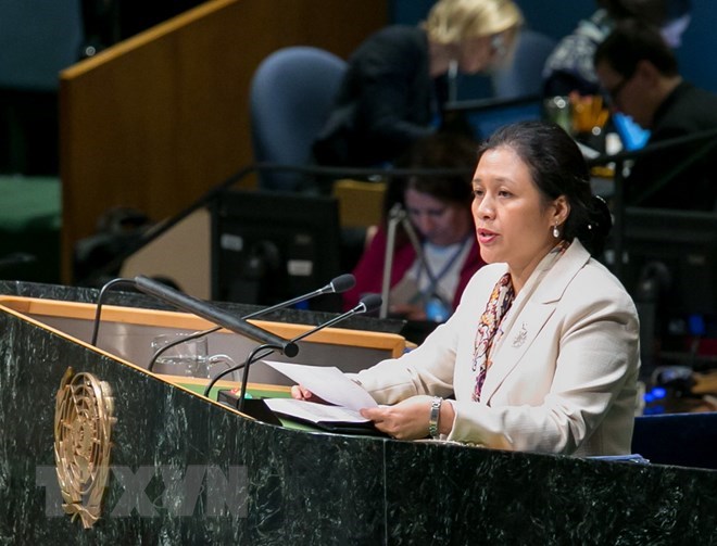 Ambassador Nguyen Phuong Nga, Head of Vietnam’s Permanent Mission to the United Nations (Photo VNA)