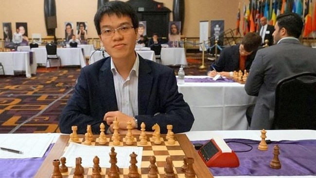 Vietnamese chess player Le Quang Liem (Photo: laodong.vn)