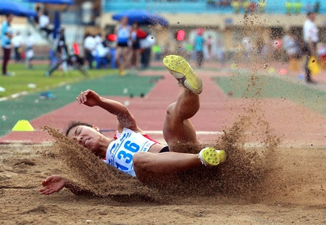 Bui Thi Thu Thao will present Vietnam in the women’s long jump at the Iranian Asian Indoor Athletics Championship this year. (Source: rez.cdn.kul.vn) 