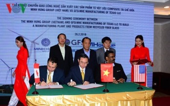 Vietnam, US cooperate to produce goods from recycled fiber glass