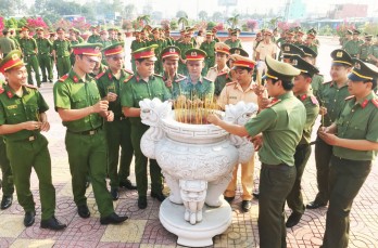 "Ngày đoàn viên" trong tuổi trẻ Công an Long An