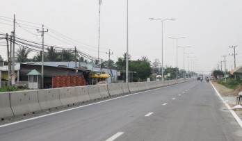 DT830 road construction project completed