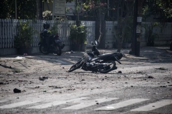 At least six people killed in three church bombings in Indonesia