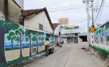 Họa sĩ Mai Thuần: Đam mê vẽ tranh trên tường