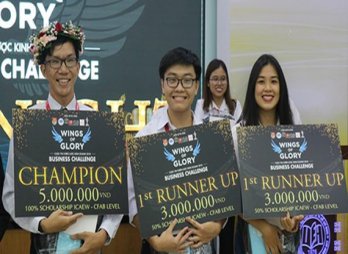 Banking University HCMC wins championship in business competition