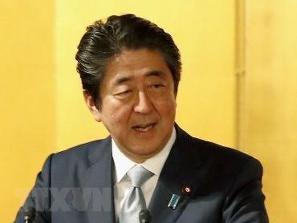 Thủ tướng Nhật Bản Shinzo Abe. (Ảnh: Kyodo/TTXVN)