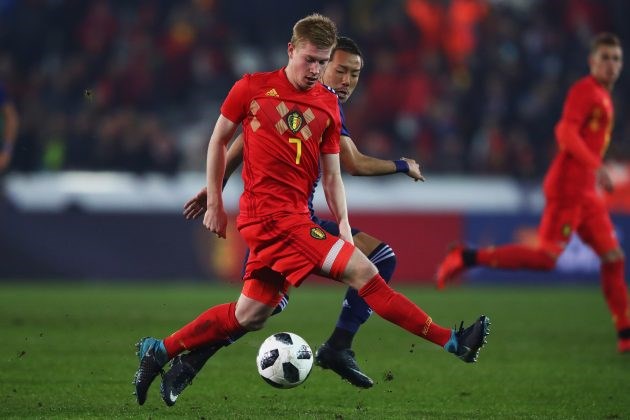 Kevin De Bruyne (áo đỏ). (Nguồn: Getty images)