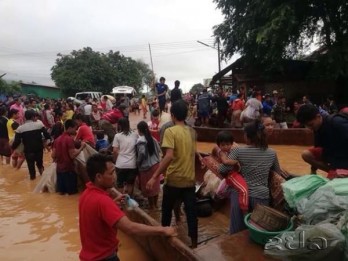 Hundreds missing after hydropower dam collapses in southeast Laos