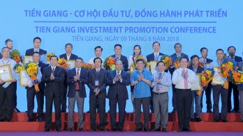 Tien Giang praised for unity in investment climate improvement