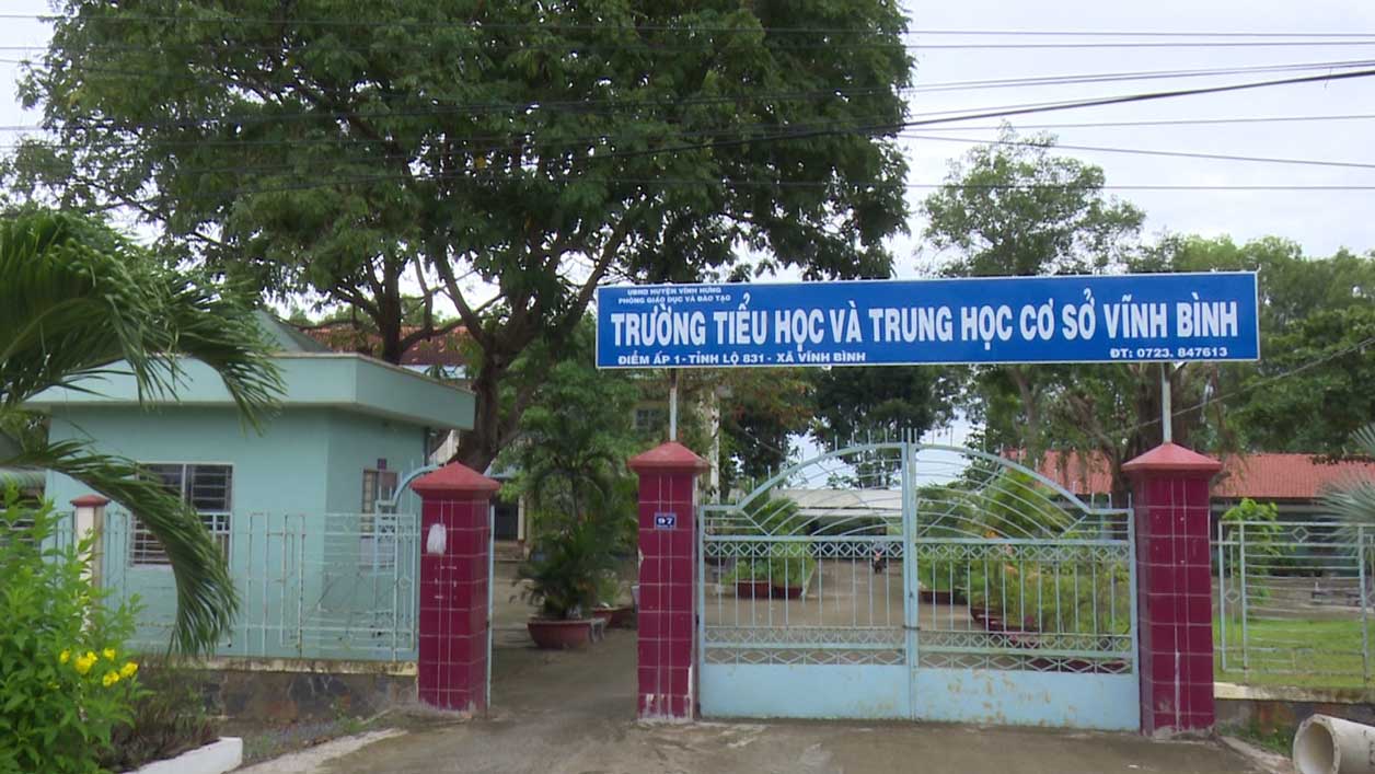 Trường Tiểu học và THCS Vĩnh Bình cơ bản hoàn thành công tác chuẩn bị năm học mới