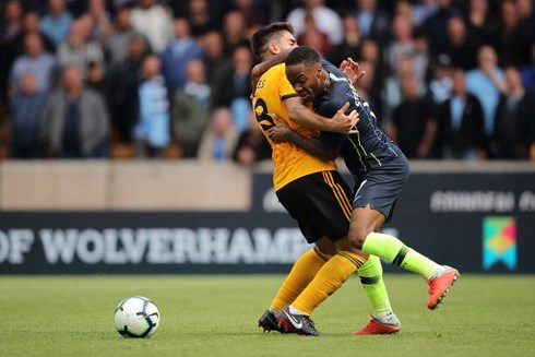 Thiếu may mắn, Man City buộc phải chia điểm với Wolverhampton. (Ảnh: Getty)