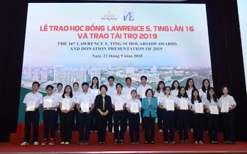 8.5 billion VND in Lawrence Ting scholarships presented to students