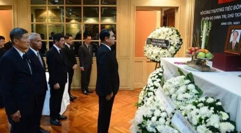 Vietnamese Embassies hold memorial ceremonies for President Tran Dai Quang