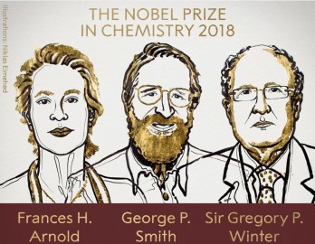 Nobel Hóa học 2018 vinh danh đột phá về thâu tóm sức mạnh tiến hóa