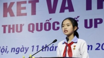 Vietnamese student wins third prize at international UPU contest