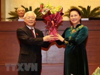 Foreign leaders congratulate President Nguyen Phu Trong