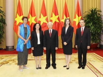 President Trong receives newly-accredited ambassadors