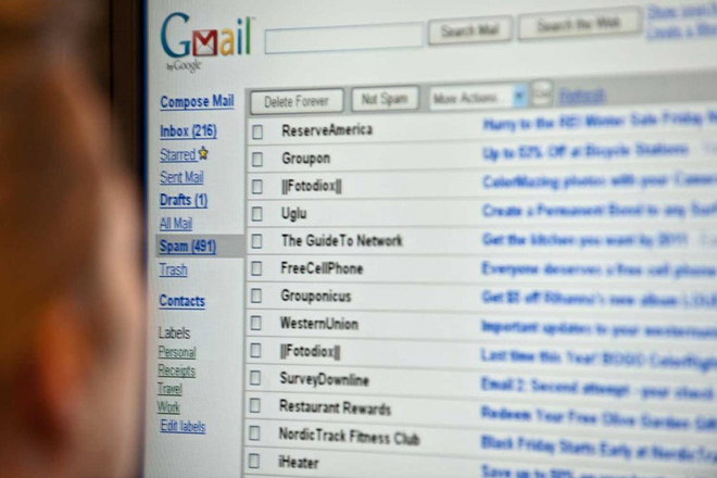 Gmail chặn thêm 100 triệu thư rác mỗi ngày nhờ trí tuệ nhân tạo