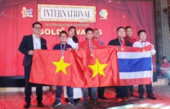 Vietnamese students win gold medals at int’l mathematics contest