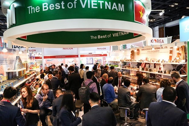 Vietnam pavilion at Gulfood 2018 (Source: laodong.vn)