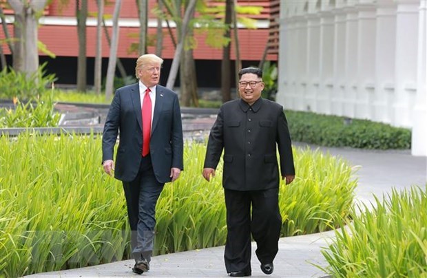 US President Donald Trump (left) and DPRK leader Kim Jong-un (Source: AFP/VNA)